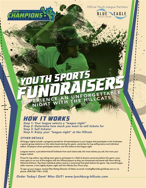 Youth Sports Fundraising Lynchburg Hillcats Community
