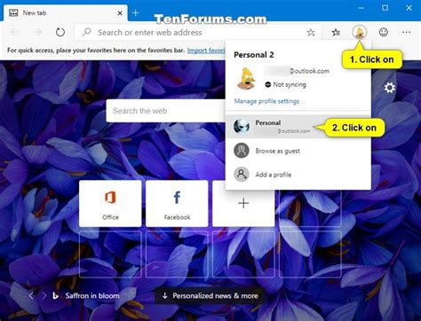 How To Sign In And Sign Out Of Profile In Microsoft Edge Chromium