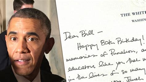 President Obamas Teacher Thanks For The Note But Id Prefer 12k