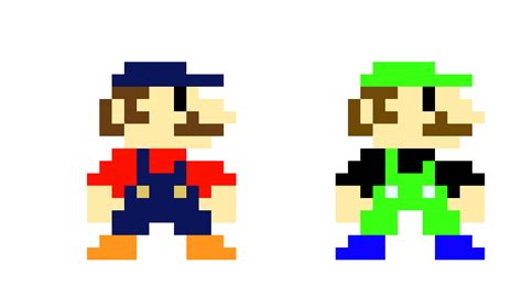 Super Mario Bros Mario Luigi Mario Bros Pixel Art Maker