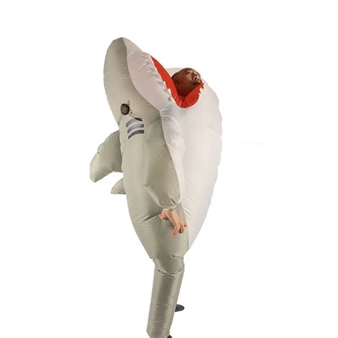 Adult Halloween Cosplay Carnival Inflatable Shark Costume Party Costumes For Women Men Blow Up
