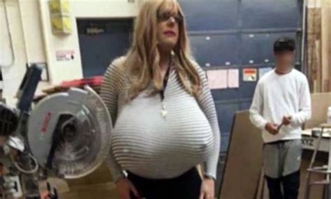 transgender ontario teacher sparks controversy for wearing giant prosthetic breasts in class