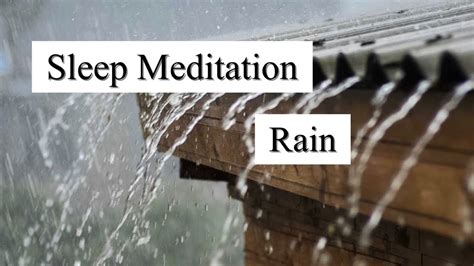 Sleep Meditation Rain Storm Youtube