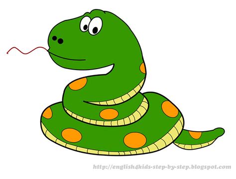 Cartoon Snake Animals Clipart Clipartix