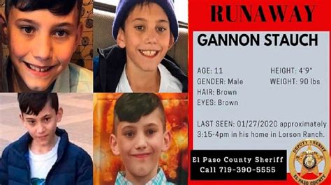 The Disappearance Of Gannon Stauch A Timeline Of The Case Abc News