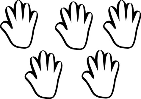 Printable Handprint Clipart Best