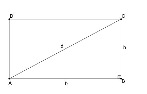 How Do You Find The Length Of The Diagonal Of A Rectangle In Terms Of