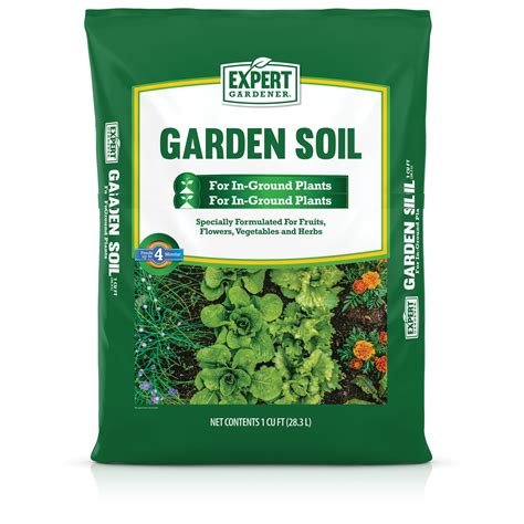 Expert Gardener Garden Soil For In Ground Plants 1 Cu Ft Walmart