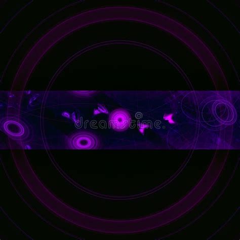 Purple Big Circle Galaxy With Stipe On The Center Stock Image Image