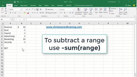 How To Add And Subtract In Excel In One Cell Will Davis Subtraction