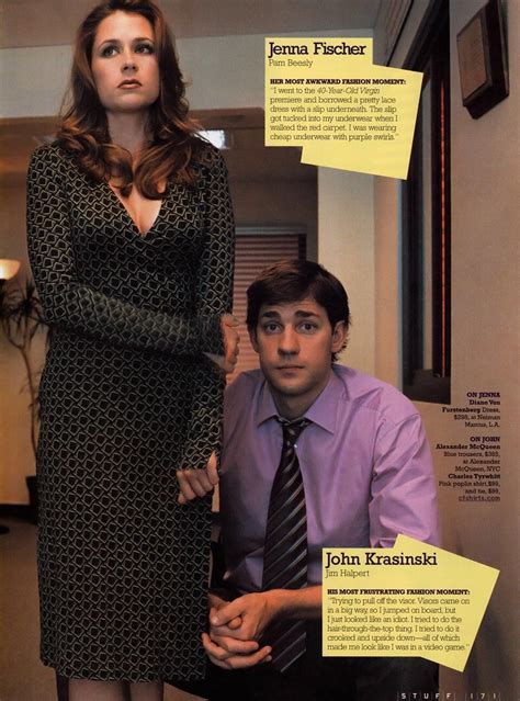 Jenna And John In Stuff Magazine 2005 Rdundermifflin