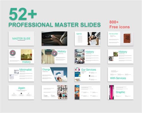Creative Master Slides Powerpoint Template Professional Etsy