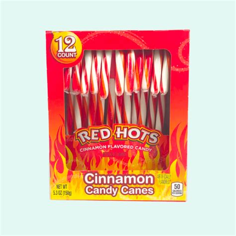 brach s red hots cinnamon flavored candy canes candy paradise