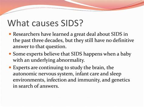 PPT - Sudden Infant Death Syndrome (SIDS) PowerPoint Presentation, free download - ID:3089934
