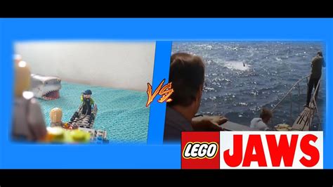 Lego Jaws Vs Jaws 1975 Youre Gonna Need A Bigger Boat Scene Part 2