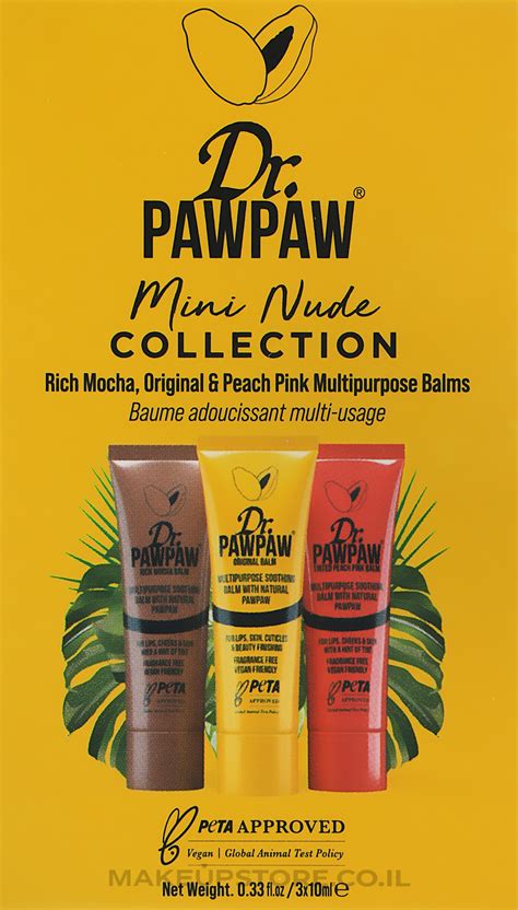 Set Dr Pawpaw Mini Nude Trio Collection Il