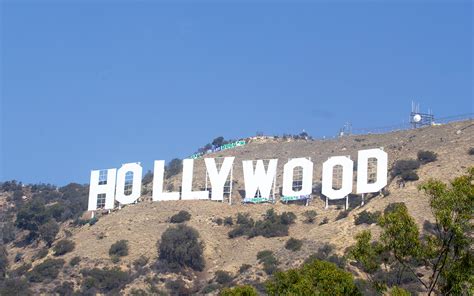 Hollywood Sign Symbol Of The Movie Industry Gets A Revamp