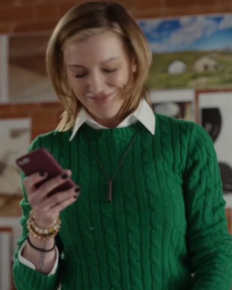 A Royal Christmas Crush 2023 Katie Cassidy Knit Sweater