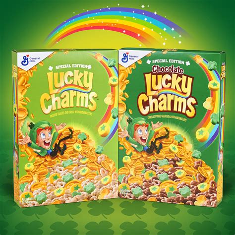Knowing the wwii tradition, deccofelt corp started marketing fuzzy dice to hang on the rearview mirrors of cars in 1959, and a fad was born. Lucky Charms has found a pot of gold for St. Patrick's Day