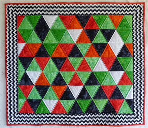 Equilateral Modern Triangle Quilt
