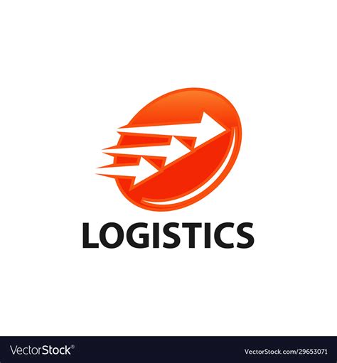 Logo For Logistics And Delivery Company Royalty Free Vector