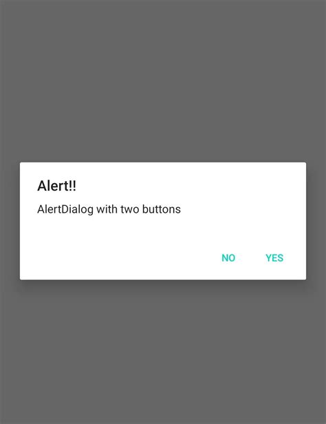 Create Simple Alertdialog Box In Flutter Android Ios Example Tutorial With Two Buttons Vrogue