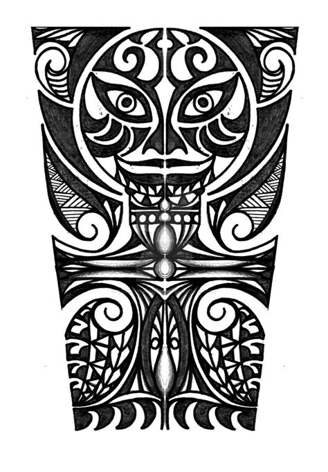 Polynesian With Cross Forearm Tattoo Design By Thehoundofulster On