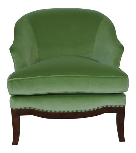 Green Velvet Accent Chair 0879