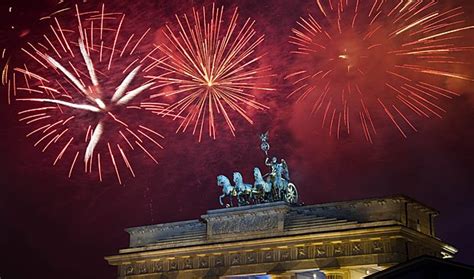 Enjoying New Years Eve 2024 In Berlin Germany