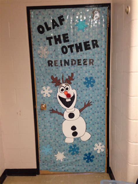 Classroom Door Decoration Olaf The Other Reindeer Door Decorations