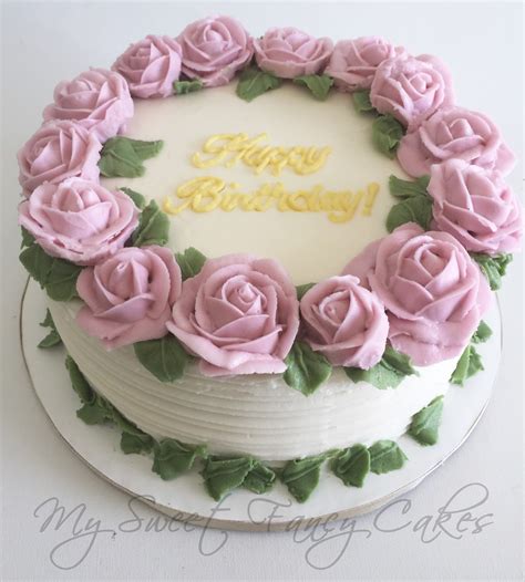 My Sweet Fancy Cakes Buttercream Roses Cake
