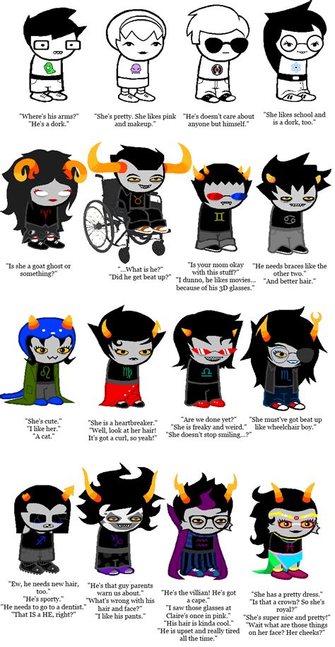 Asking A Person About Homestuck Characters By Bottle Blonde On Deviantart