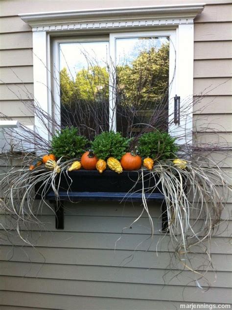 Cheap And Easy Fall Window Boxes Ideas 64 Window Box Flowers Fall