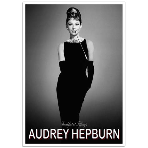 Hollywood Photographic Poster Audrey Hepburn Breakfast At Tiffanys