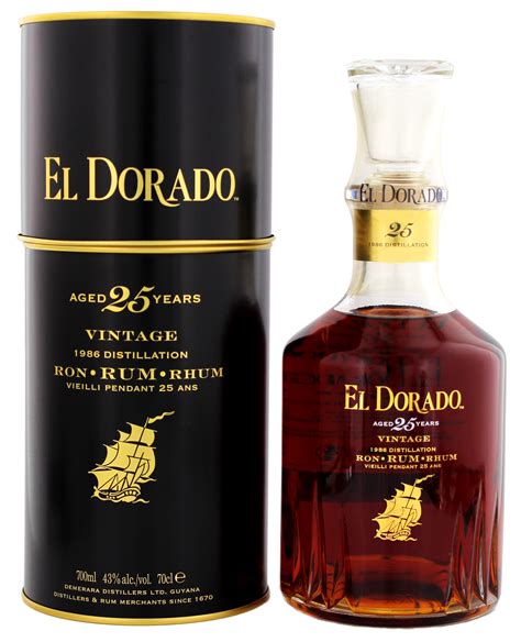 El Dorado Rum 25 Jahre kaufen! Rum Online Shop - Spirituosen bestellen