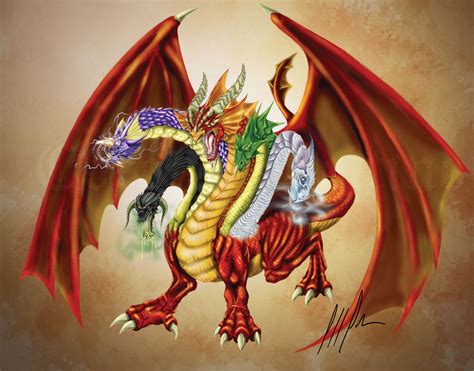 Tiamat By Coronelbottino On Deviantart Dungeons And Dragons Cartoon