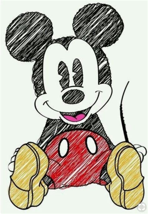 Mickey Mouse🐭🐁 Boceto De Mickey Mouse Dibujos De Mickey Mouse Arte