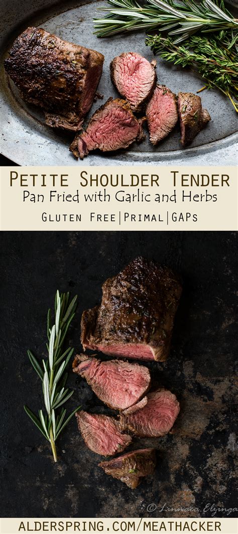 Pan seared boneless beef chuck roast recipe has huge flavors. Garlic Herb Shoulder Tender Steak Recipe - Meathacker