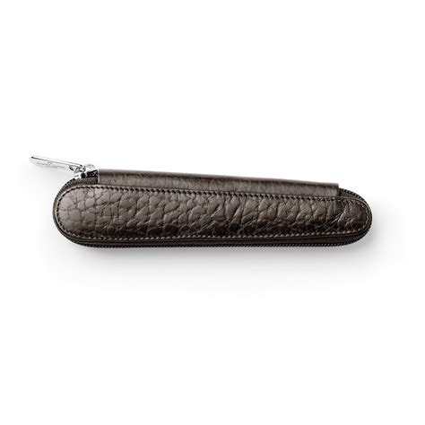 Faber Castell Leather Pen Case Dark Brown Faber Castell Touch Of