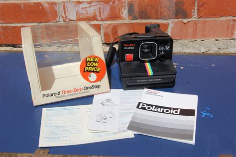Vintage Polaroid Time Zero Onestep Land Camera Brand New In Etsy