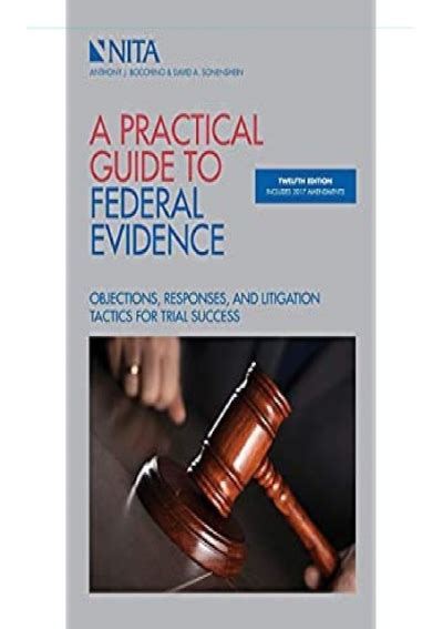 PDF A Practical Guide To Federal Evidence Objections Responses And Litigation Tactics For