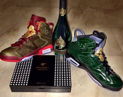 Fabolous Showcases Air Jordan 6 Champagne And Cigar Air Jordans