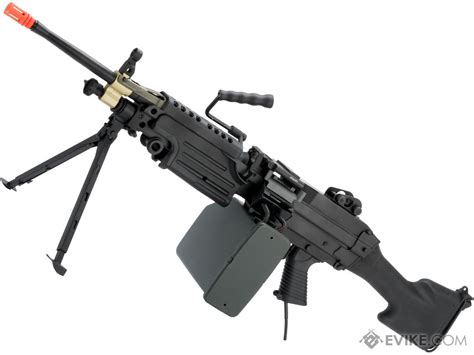 Cybergun Fn Licensed M249 Airsoft Machine Gun Version Mk Ii Black