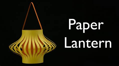 How To Make Paper Lantern Youtube