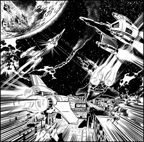 Space Battle By Costarelli On Deviantart