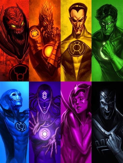 Lantern Corps Leaders Dc Comics Art Comics Artwork Superhero Art