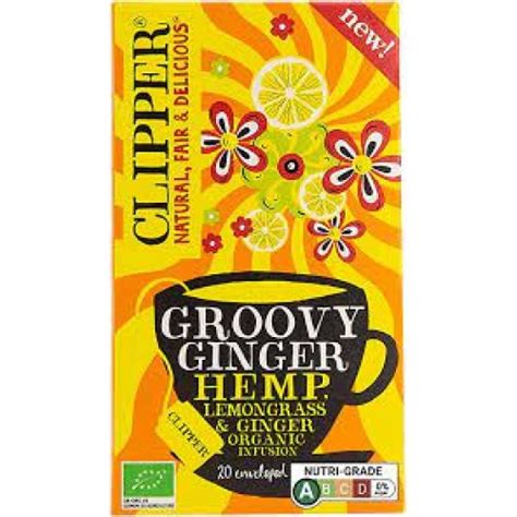 Clipper Organic Groovy Ginger Hemp Infusion Bags