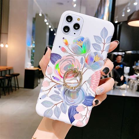 For Iphone 11 Colorful Laser Flower Series Imd Tpu Mobile Phone Case