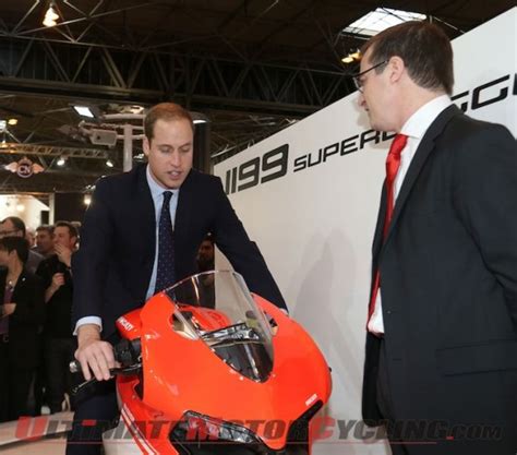 Contact prince william on messenger. Prince William Visits Ducati Stand at Motorcycle Live