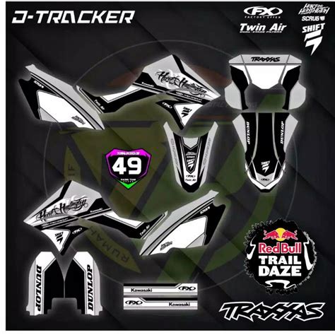 Jual Decal Sticker Striping Variasi Fullbody Klx Dtracker Decal Dtracker New